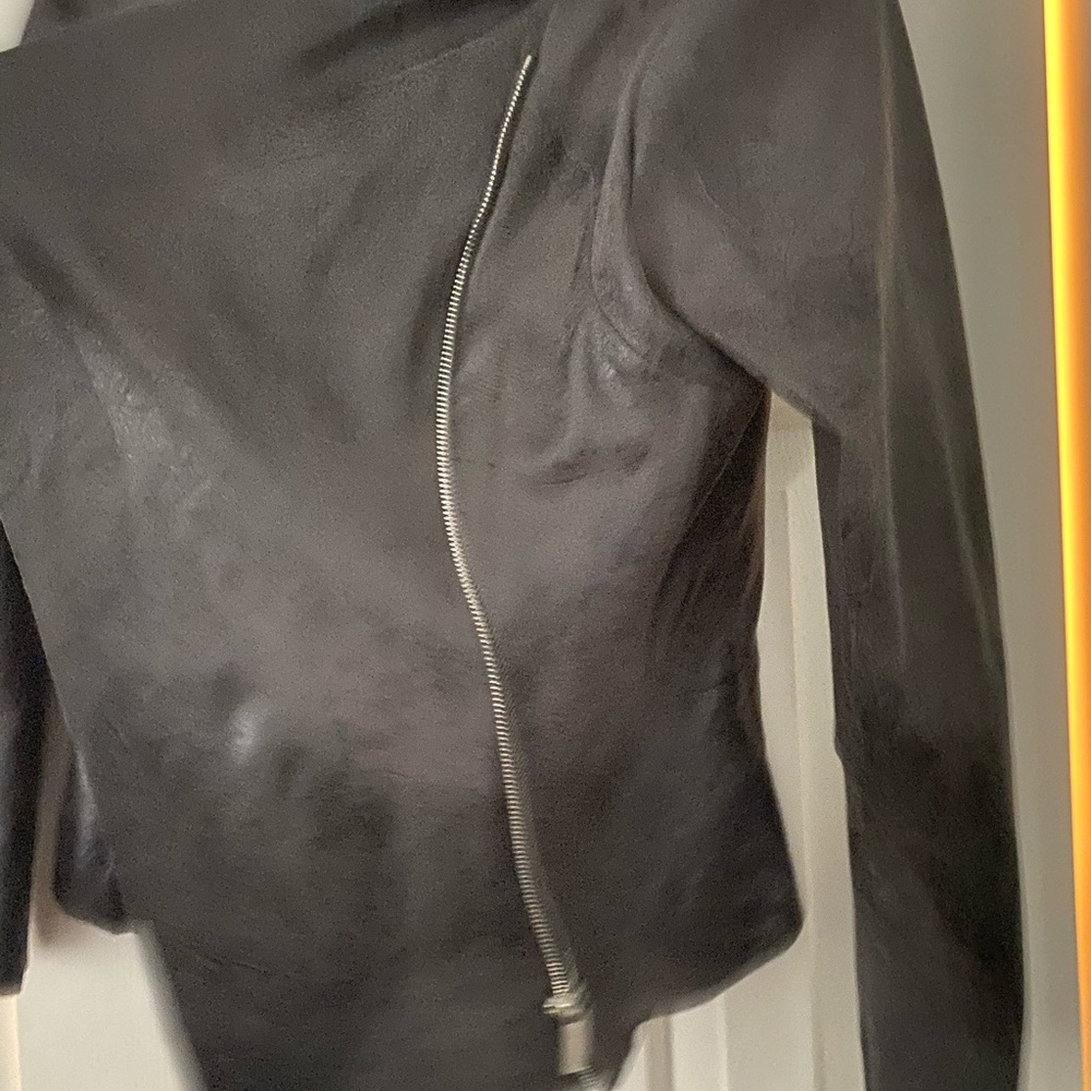Suede coat